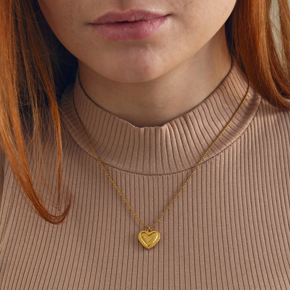 Goldie - Special Heart Necklace Stainless Steel Timi of Sweden