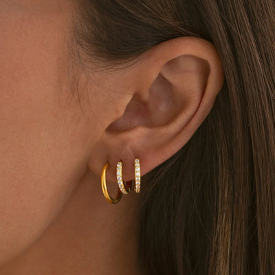 Harper - Hoop Earrings 16mm Stainless Steel