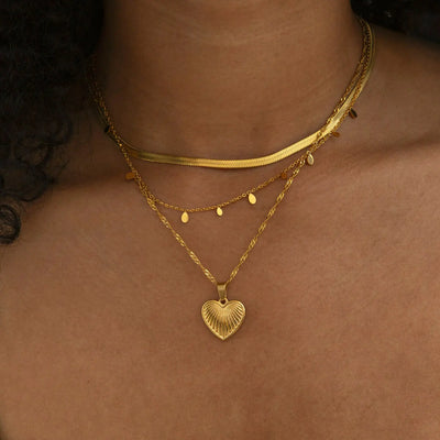 Lova - Heart Necklace Stainless Steel