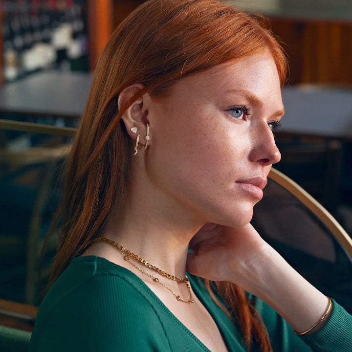 Eliza - Sparkling Crystal Stud Earrings Timi of Sweden