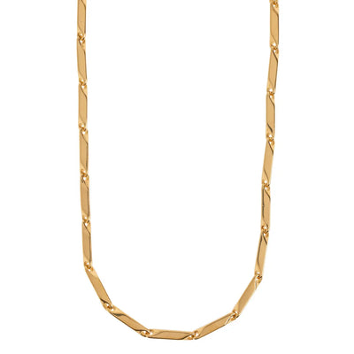 Aziel - Geometric Link Necklace Stainless Steel