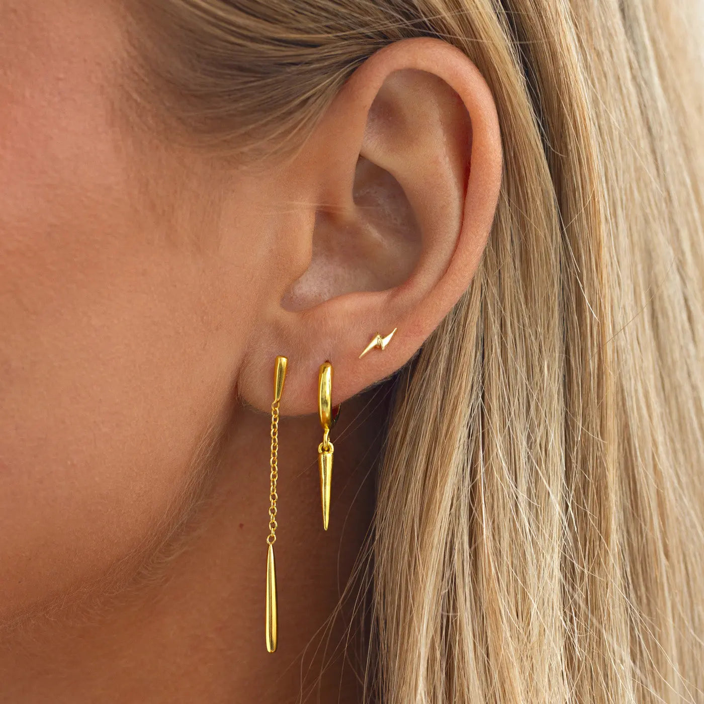 Nyah - Spike Hoop Earrings | Timi of Sweden