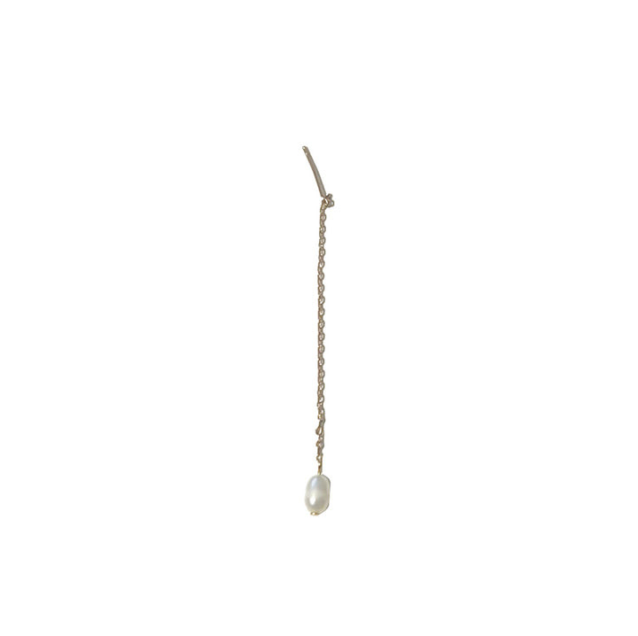 Lucia - Pearl Chain Earrings Stainless Steel