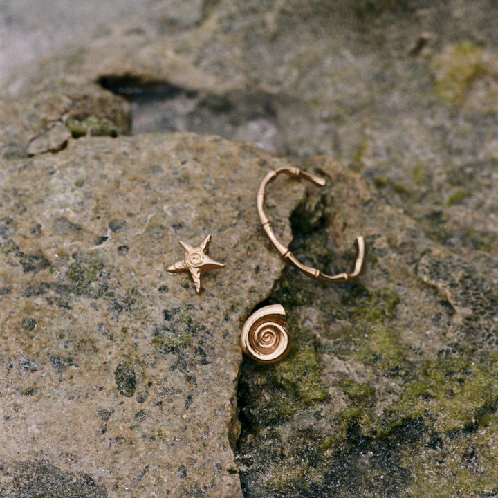 Tyra - Bamboo Bangle Bracelet Stainless Steel