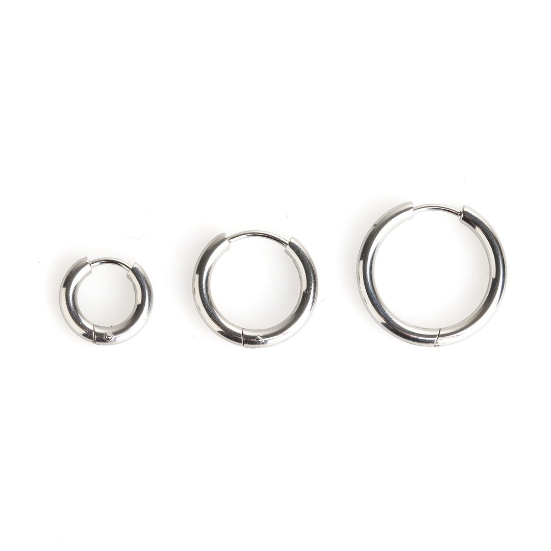 Hollie - Hoop Earrings 13mm Stainless Steel