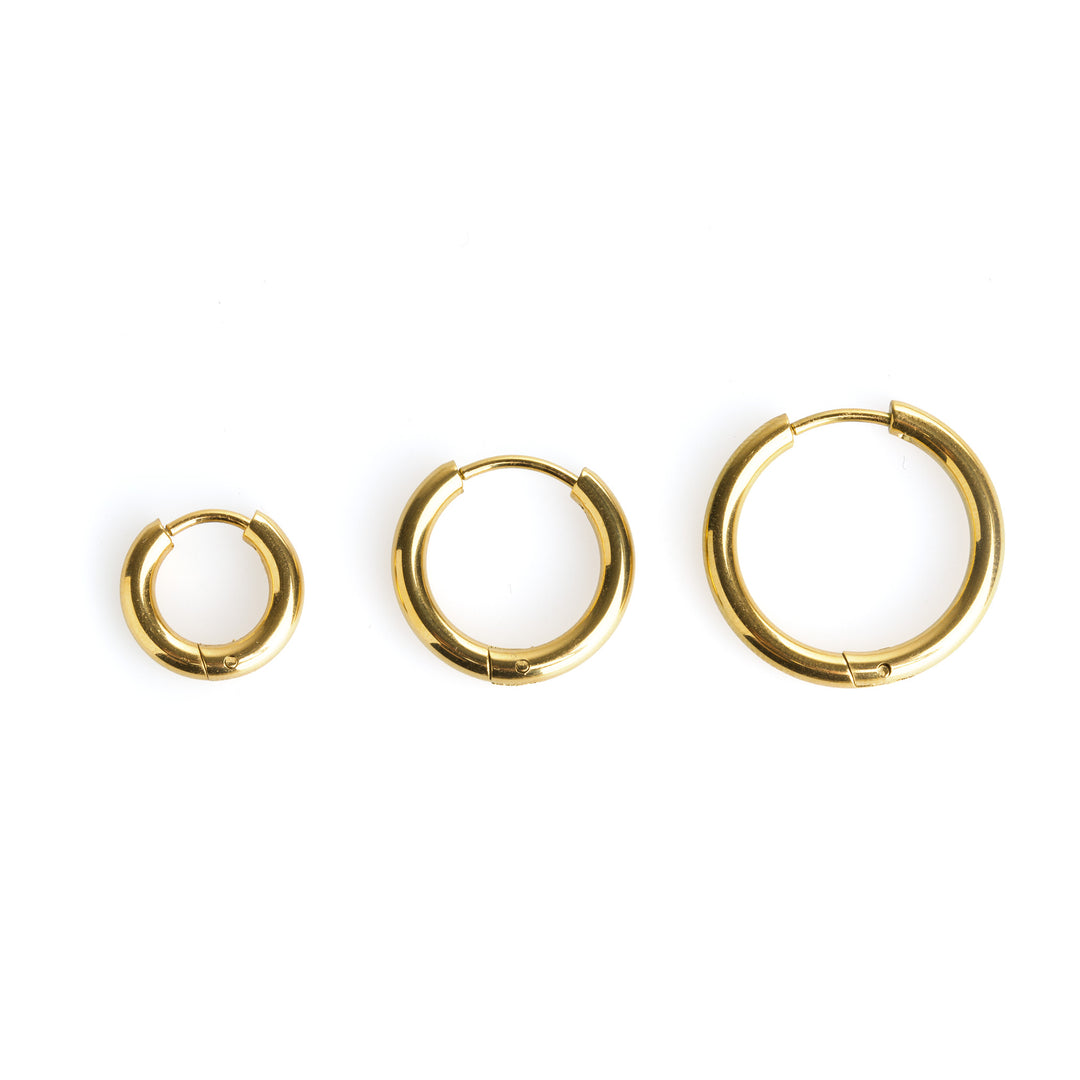 Hollie - Hoop Earrings 17mm Stainless Steel