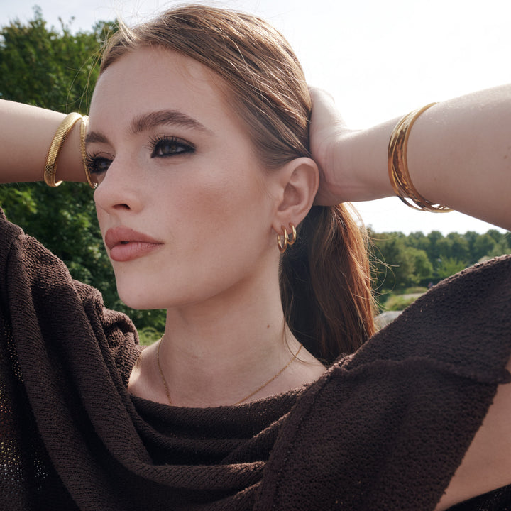 Hollie - Hoop Earrings 21mm Stainless Steel