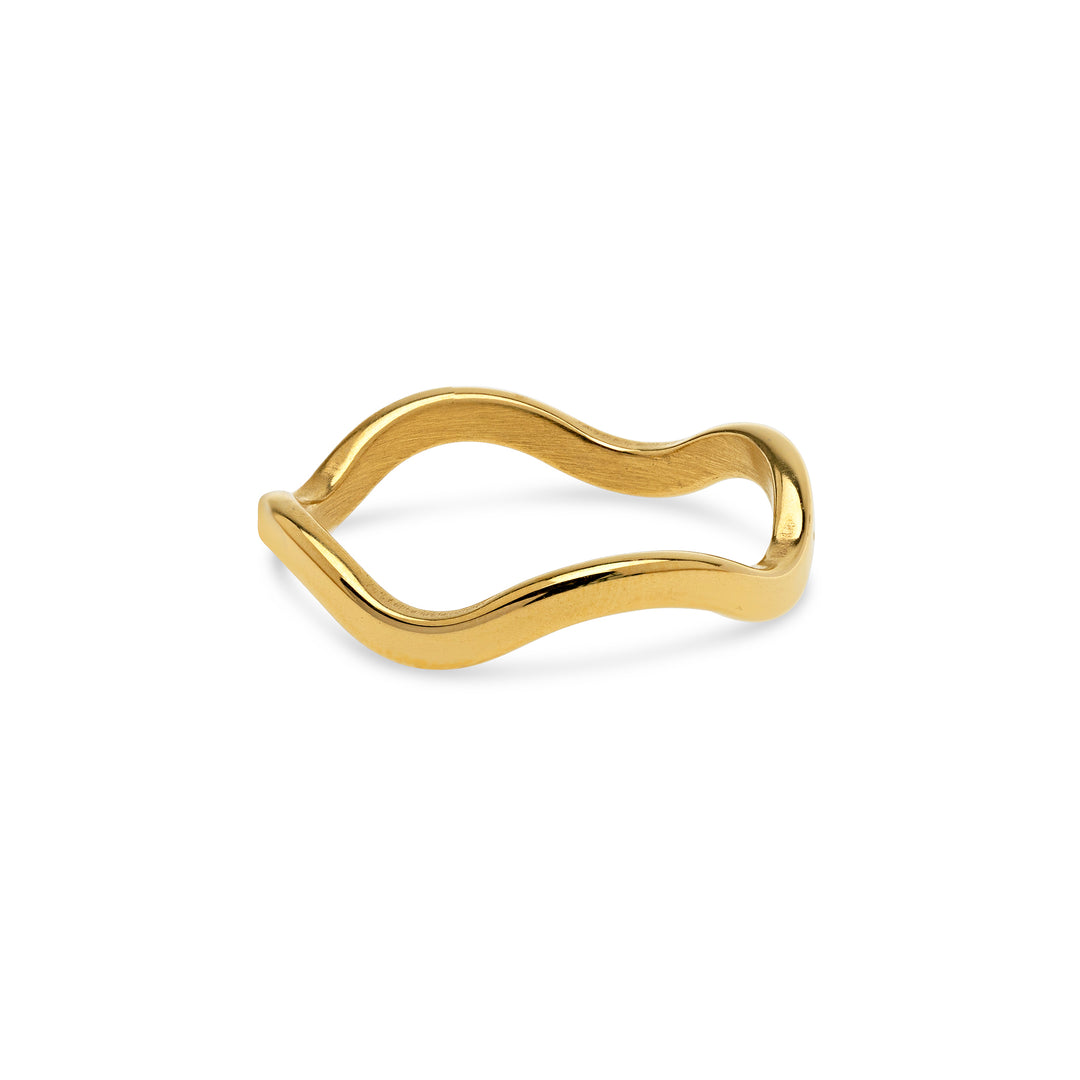 Johanna - Wavy Ring Stainless Steel