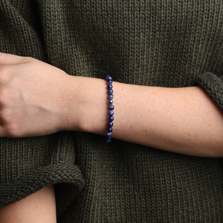 Erika - Stone Bead Bracelet Stainless Steel
