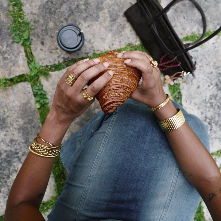 Siri - Chunky Statement Ring Stainless Steel