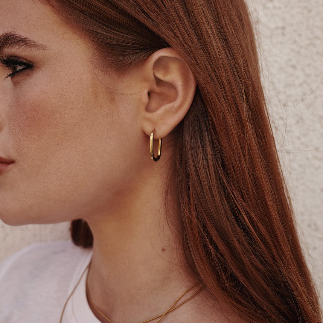 Pernille - Hoop Earrings Stainless Steel