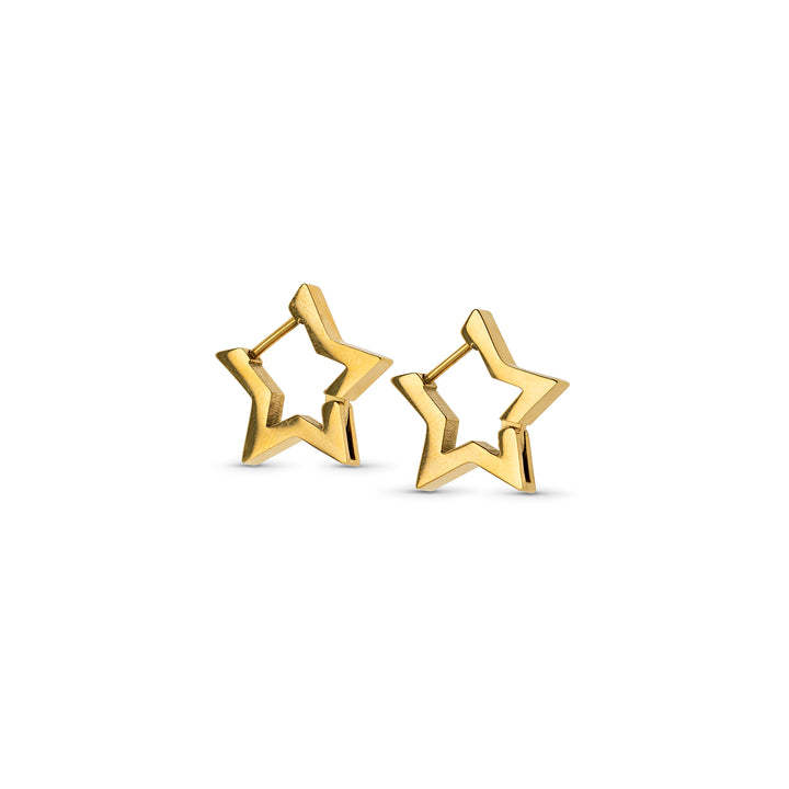 Vilda - Star Hoop Earrings Stainless Steel