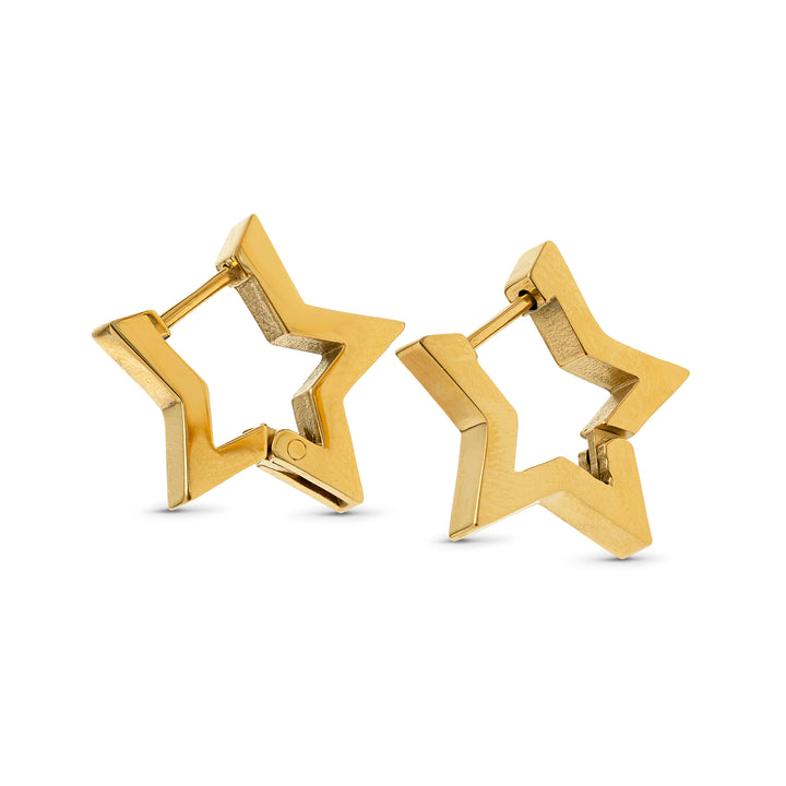 Vilda - Star Hoop Earrings Stainless Steel