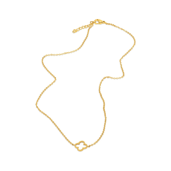 Tui - Clover Necklace Stainless Steel
