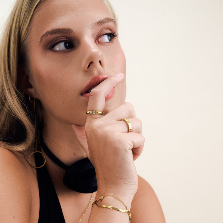 Tiril - Circle Chain Earrings Stainless Steel