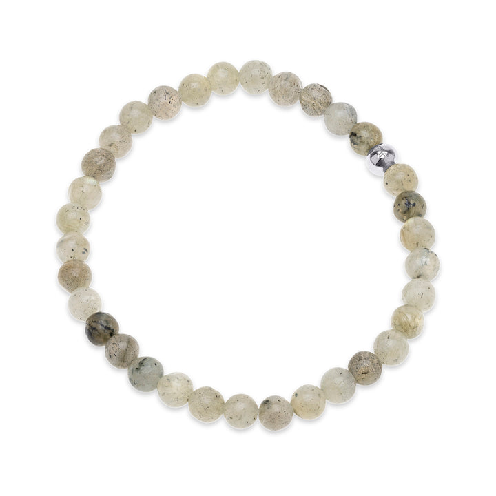 Erika - Stone Bead Bracelet Stainless Steel