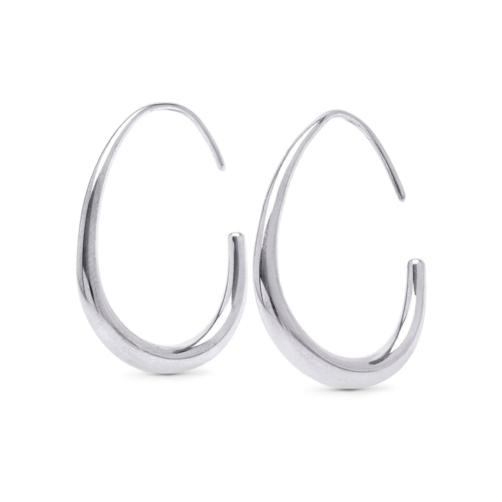 Vilhelmina - Adjustable Hoop Earrings Stainless Steel