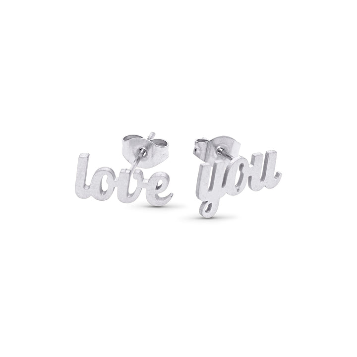 Ina - Love You Stud Earrings Stainless Steel