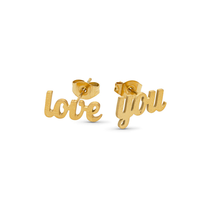Ina - Love You Stud Earrings Stainless Steel