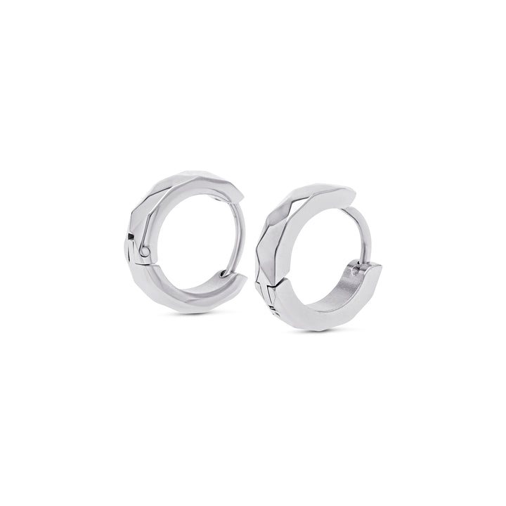 Noor - Spike Hoop Earrings 16mm Stainless Steel