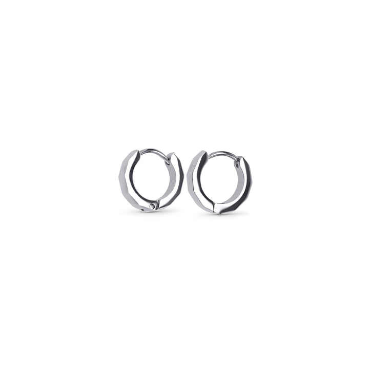 Noor - Spike Hoop Earrings 16mm Stainless Steel