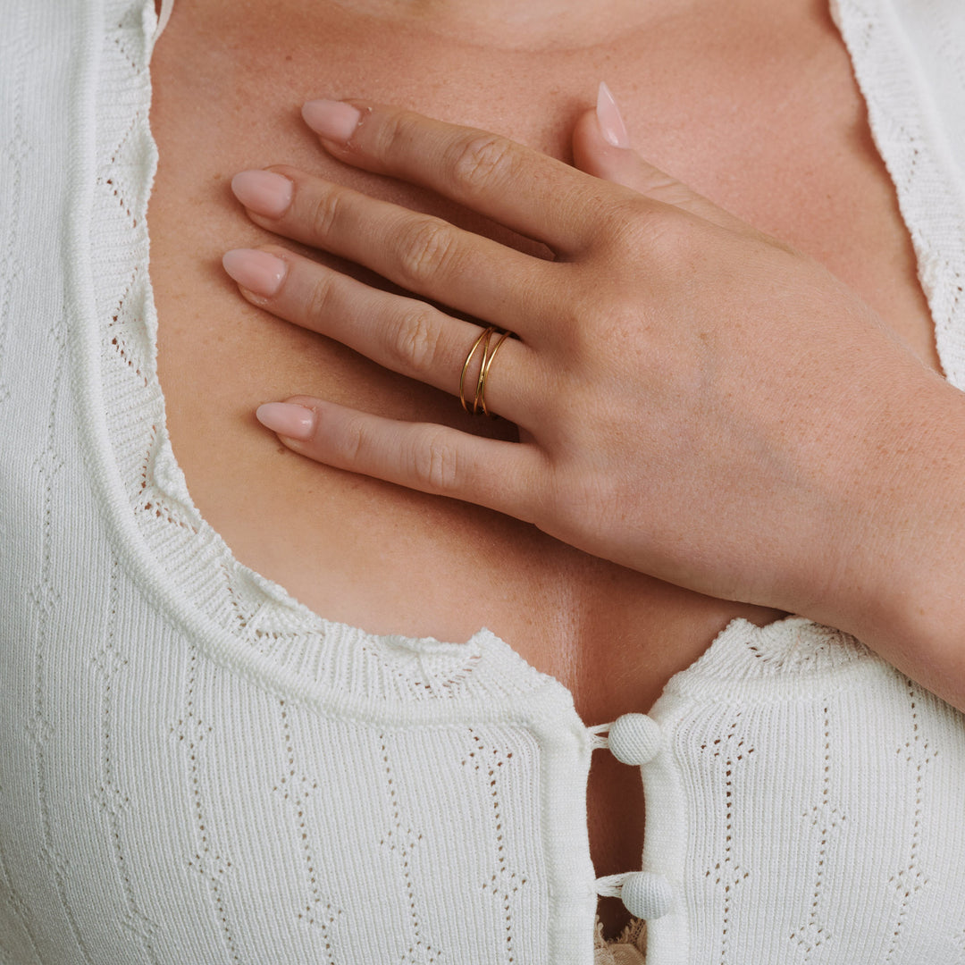 Maria - Interlocked Ring Stainless Steel