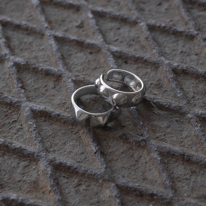 Ru - Spike Ring Stainless Steel