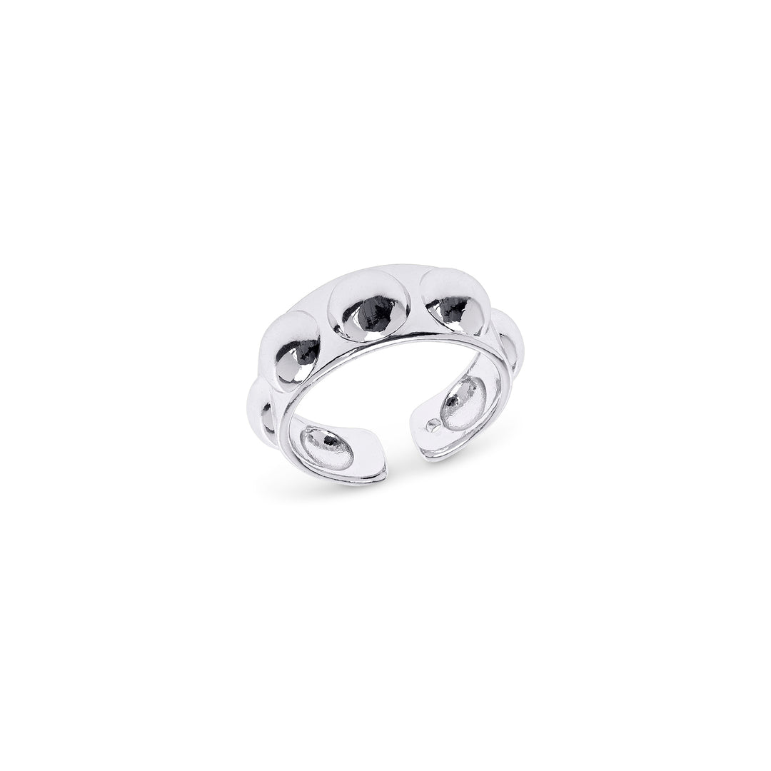 Reah - Bubble Structure Ring Stainless Steel