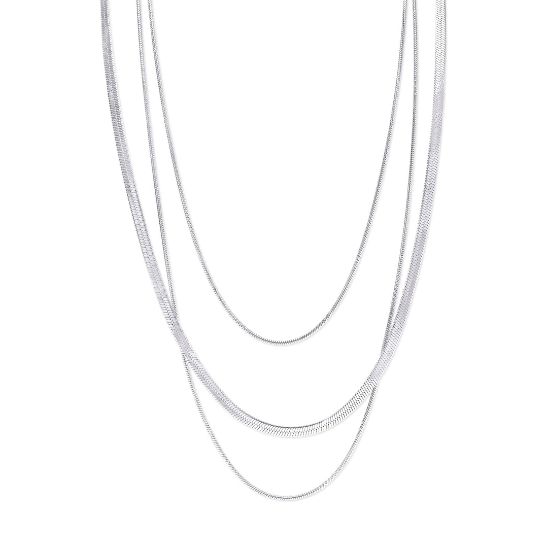 Matilde - Triple Chain Necklace Stainless Steel