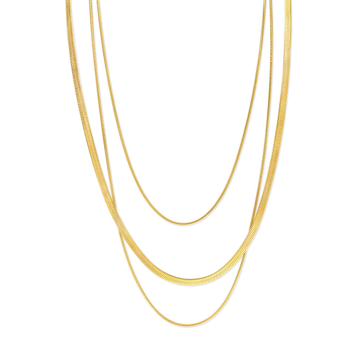 Matilde - Triple Chain Necklace Stainless Steel