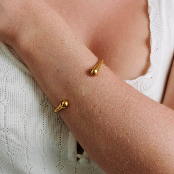 Petra - Open Bangle Bracelet Stainless Steel