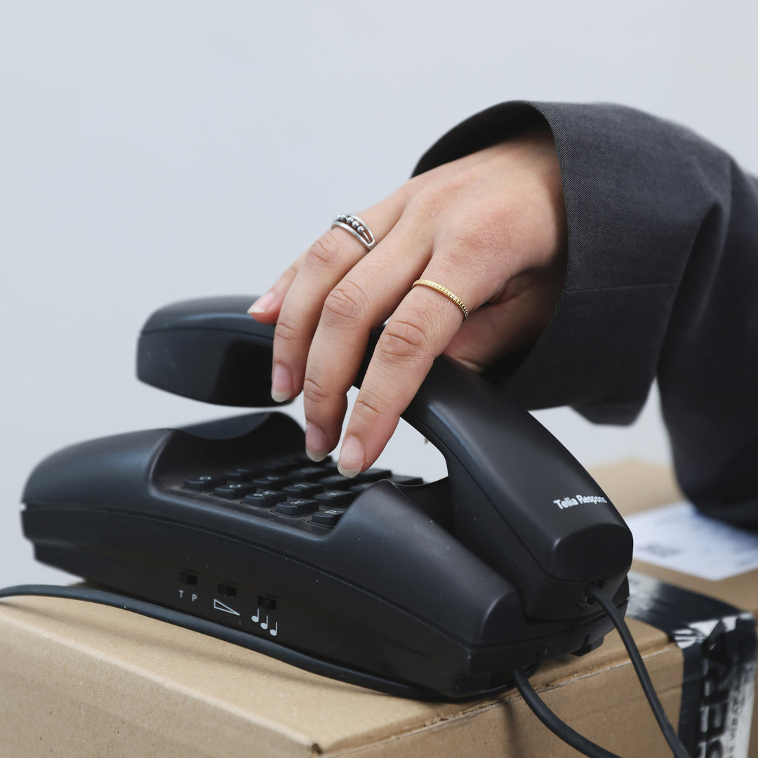 Maggie - Structure Ring Stainless Steel