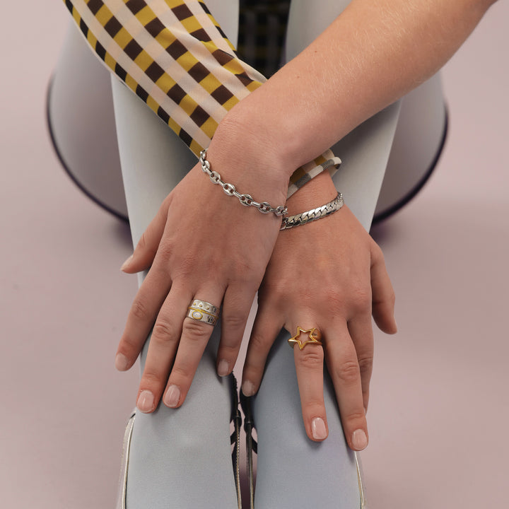 Isra - Boho Statement Ring Stainless Steel