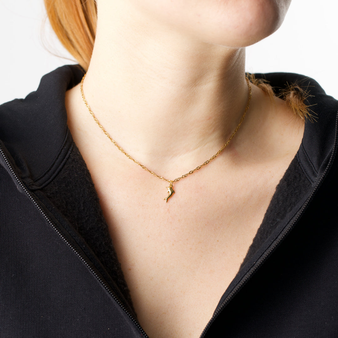 Eilora - Dolphin Necklace Stainless Steel