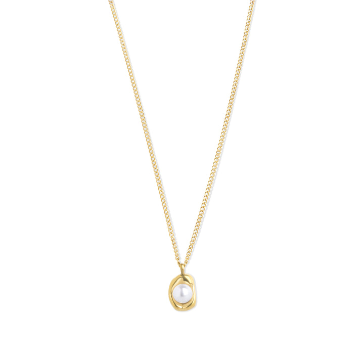 Ilse - Pearl Necklace Stainless Steel