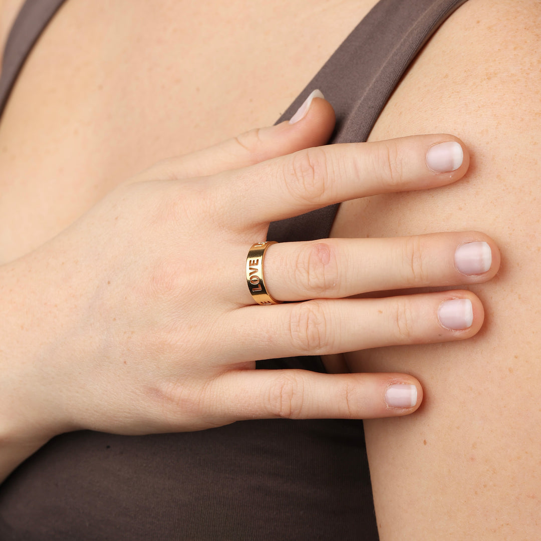 Jive - Love Letter Ring Stainless Steel