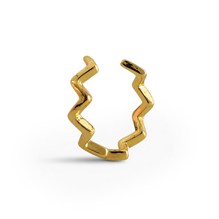 Eila – Wavy Ear Cuff in Stainless Steel | Timi of Sweden