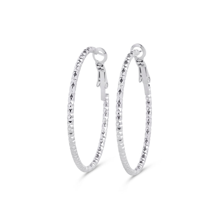 Sansa - Organic Hoop Earrings Stainless Steel