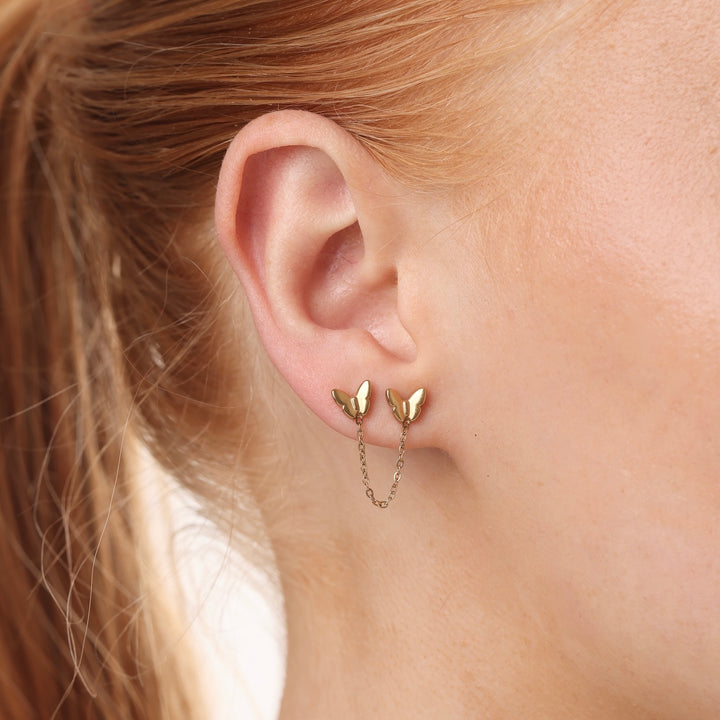 Winga - Butterfly Earrings Stainless Steel