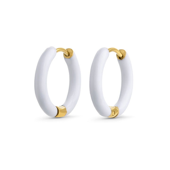 Kaja - Huggie Hoop Earrings 17mm Stainless Steel