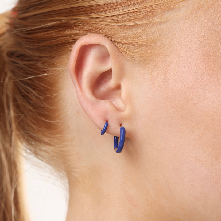 Kaja - Huggie Hoop Earrings 17mm Stainless Steel