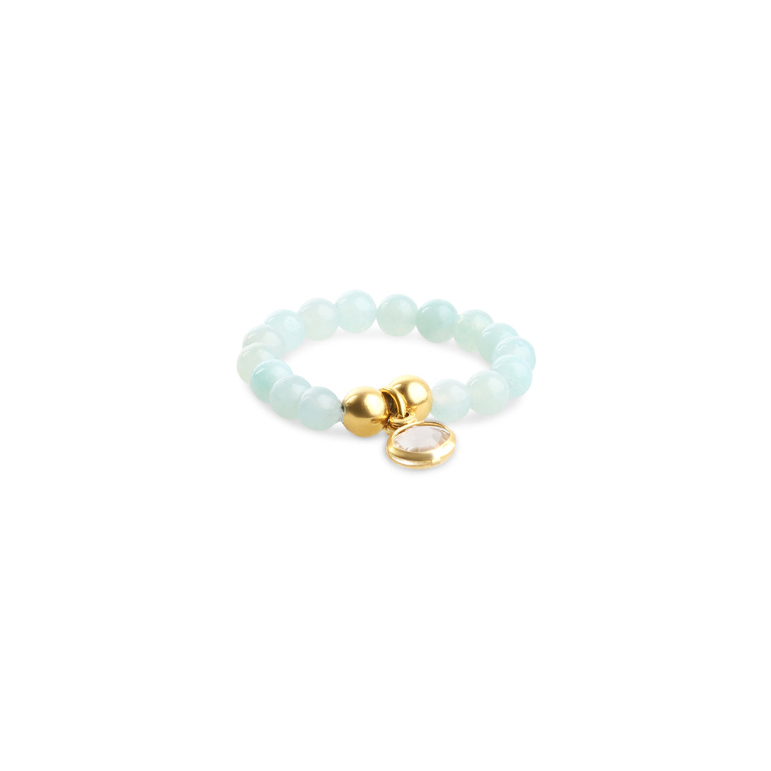 Hope - Stone Ring Stainless Steel