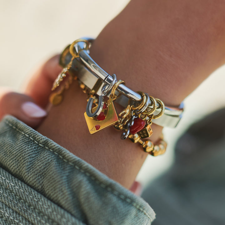 Lill - Heart Charm Stainless Steel