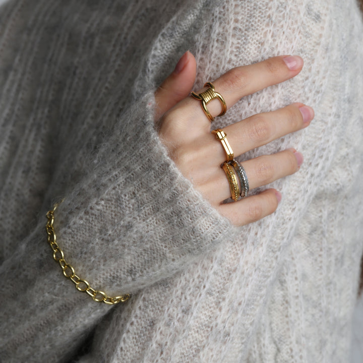 Lilo – chain bracelet in stainless steel, gold | Timi of Sweden