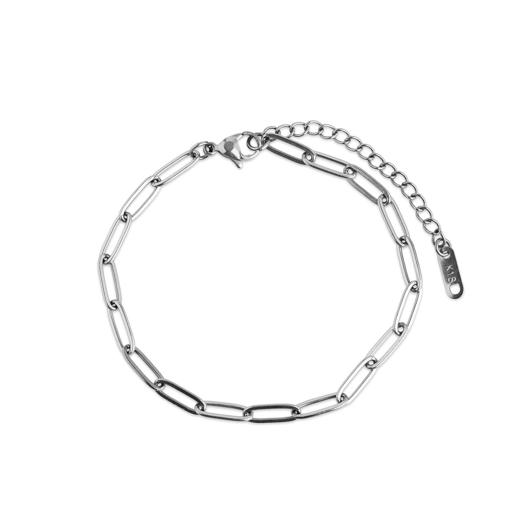 Eira – link chain bracelet in stainless steel, silver | Timi of Sweden