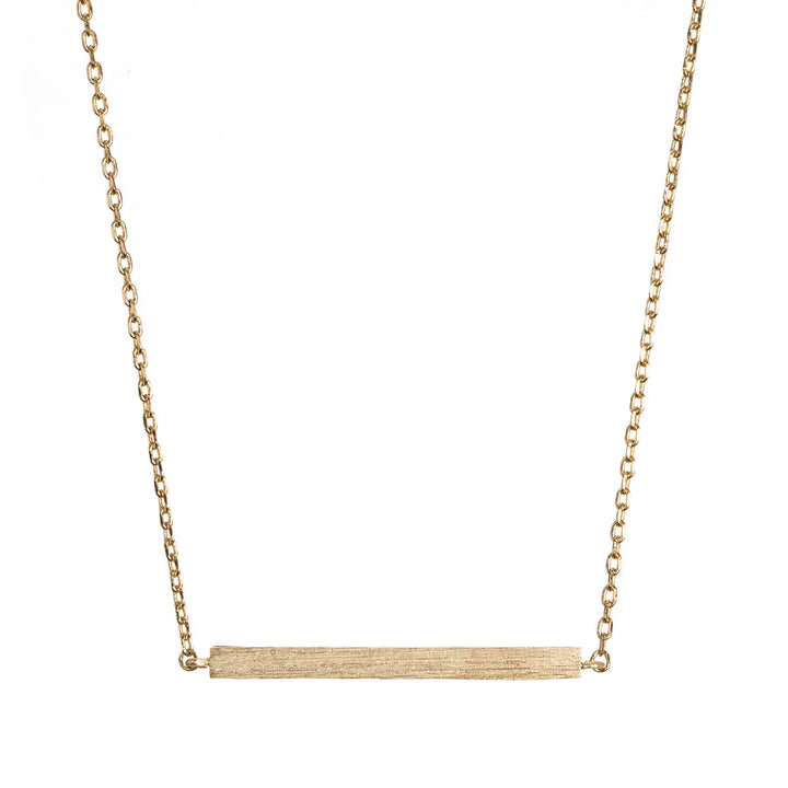 Bar Necklace Gold
