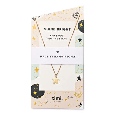 Shine Bright like a Star Necklace Gold