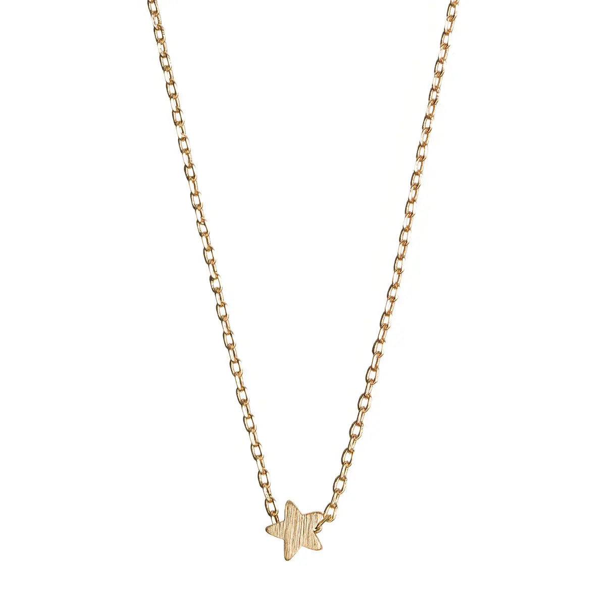 Small Star Necklace Gold
