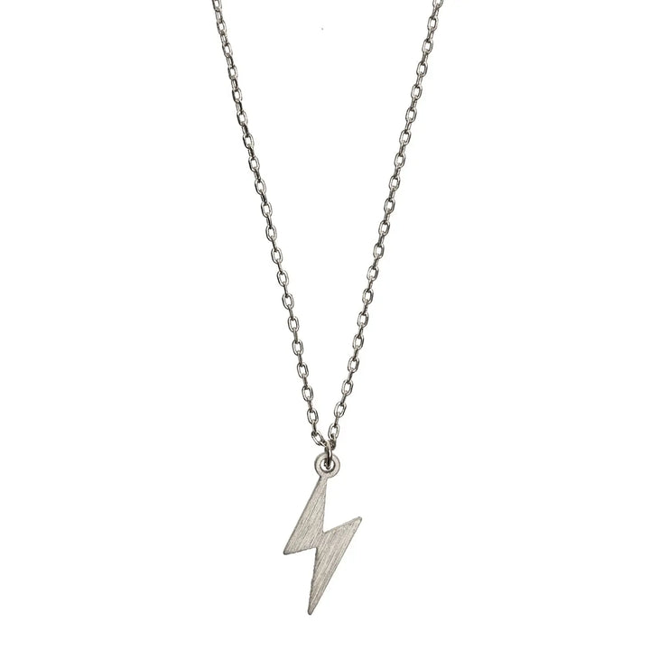 Lightning Necklace Silver