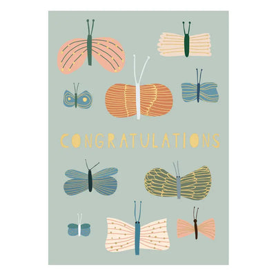Small Card Congratulations Butterflies